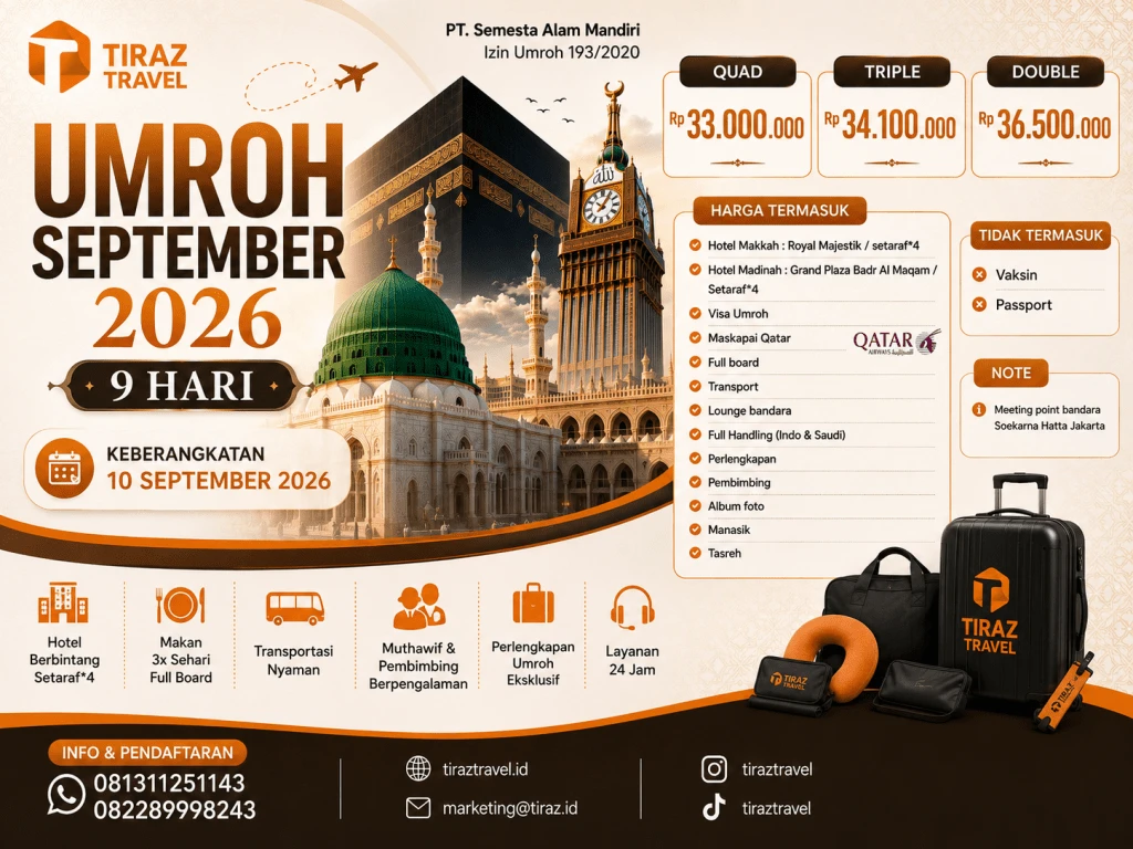 Paket Umroh September 2026