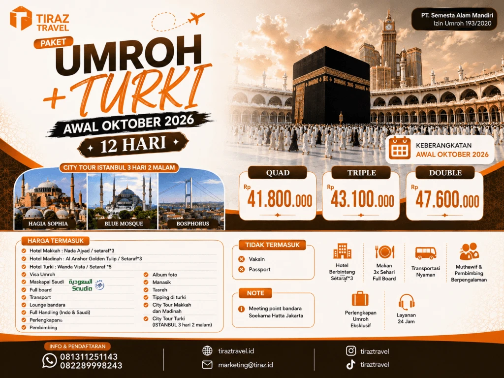 Umroh + Turki 2026