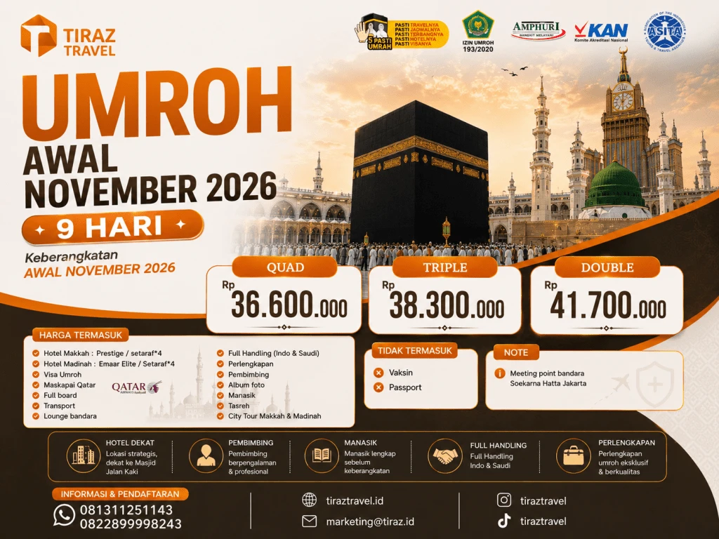Pilihan Umroh November 2026